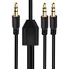 NONE Cavo Splitter Audio Jack per Cuffie da 3,5 mm, Cavo da 3,5 mm 1 Maschio a 2/3/4/5/6 Maschi, Adattatore Splitter AUX per Cuffie da Computer