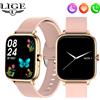 LIGE Smart Watch da donna con quadrante personalizzato, smartwatch per Android iOS, impermeabile, Bluetooth, orologi musicali, orologio da polso con touch screen completo per uomo