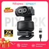 EMEET Webcam EMEET PIXY 2K, Telecamera PTZ con Controllo Gestuale e Tracciamento AI, Sensore Sony, Autofocus 1080P 60fps per Streaming OBS