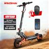 WILDSTRIDE Monopattino elettrico Wildstride ST2, 48V, 15AH, autonomia di 50-60 km, pneumatici da 10 pollici, doppia sospensione, pieghevole, per adulti.