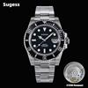Sugess Men of Watch Orologi da polso con movimento meccanico automatico ST2130, resistente all'acqua fino a 200 m, con cristallo di zaffiro, chiusura regolabile S421