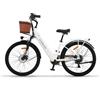 cysum Bicicletta Elettrica Cysum X-City 26'', E-Bike con Batteria Rimovibile 48V 10.4Ah per Uomini e Donne, 7 Velocità, Velocità Massima 25km/h, Autonomia 110km, Bici per Pendolari Urbani