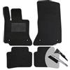 moto-MOLTICO Tappetini in velluto adatti per Mercedes Classe ML W164 2005-2011