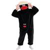 SHUOJIA Onesie Funny Fleece Pyjamas,Silly Onesie Big Mouth Monster,Extra Soft Plush Jumpsuit with Hood And Pockets,Divertente Tutina Indossabile da Notte per Adulti,Tutine Divertenti per Halloween
