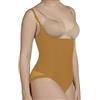 YSABEL MORA Body Modellante senza Coppe con Slip in Tulle