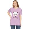 Andii Maglietta unisex con scritta His Bubu Happy Face con sfondo a cuore, design adorabile per i propri cari