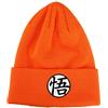 Bioworld Dragon Ball Z Anime Cartoon Symbol Patch Arancione Cuffed Beanie, Arancione, L