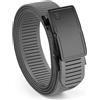 Fairwin Cintura elastica da uomo, in nylon, senza fori | 3,8 cm di larghezza, regolabile senza fori, cintura elastica a cricchetto per lavoro, escursionismo, sport e tempo libero
