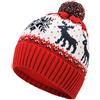 Marhatter Berretto Invernale da Donna Norvegese con Pompon Lavorato a Maglia, Renna