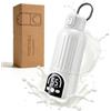Eirolace Scaldabiberon Portatile Senza Fili,Riscaldamento Rapido (35-70 °C),Scalda Biberon Neonato Portatile 500 Ml,Funzione Di Sterilizzazione,Scaldabiberon Portatile Per Latte Materno,Acqua,Notte,Viaggi