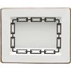 GINORI 1735 SVUOTATASCHE 15X19 CM, CATENE IMPERO NERO