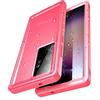 Cozycase Cover TOP 360 Antiurto Impermeabile Per Samsung Galaxy S23 Ultra | Indistruttibile Rugged Militare, Subacquea Waterproof Anti Urto Resistente Antipolvere, Custodia Integrale Doppia Case. Rosa