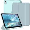 FINTIE Cover per iPad (A16) 11ª Gen 11" (2025) / iPad 10ª Gen 10.9" (2022) | con Portapenne - Sottile Leggero Opaca Trasparente Posteriore Custodia con Auto Sveglia/Sonno, Ice Blu