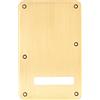 Musiclily Pro 6 Fori Alluminio Anodizzato ST Piastra Copri Tremolo Gold | per Chitarra Elettrica American/Mexican Fender Standard Strat
