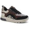 Stonefly Sneaker con zip dettagli animalier