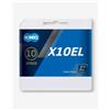 KMC Catena KMC X10EL Silver 114 maglie 10 velocità