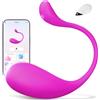 HIVEFUN Vibratoreper Donna Wireless Sexytoysys Vibratore con APP | 9 Modalità Vibratoriper Ovetto Vibrante Donna Telecomando, Bluetooth Toy Sessuali Vibratori Comando a Distanza Sex Toys Viola
