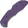 Flytanium G-10 Scales - Spyderco Delica - Deep Purple