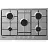 CANDY CHW7X PIANO COTTURA GAS, 5 zone di cottura, dimensioni: L 74,5 cm, P 51 piano in Acciaio inossidabile, Inox