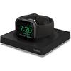 Belkin Caricabatteria per Apple Watch, Tappetino di ricarica wireless rapida da viaggio certificato MFi, modalità Notte, design minimalista, cavo USB-C incluso, Apple Watch Series 8, 7, 6, 5, Ultra