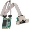 Yechiry Scheda di Rete M.2 A+E, Perno Piegato Scheda di Rete Gigabit Ethernet, Alte Prestazioni Scheda di Rete a Porta Singola | Scheda di Rete del Server RJ45 con Chip I210AT