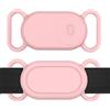Vancle Collare per cani Samsung Galaxy Smart Tag 2, custodia protettiva in silicone per rilevatore GPS per cani e gatti (rosa)