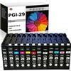 YINGEPRINT Cartuccia d'inchiostro compatibile 4873B005 4868B018 PGI-29 PGI29 (12-Pack) per Canon PIXMA Pro-1 | Sostituzione PGI-29 PBK MBK C M Y R GY DGY PC PM CO