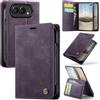 Cracedily Cover per iPhone Duo Case, Libro Custodia Portafoglio Premium Pelle PU, Slot Scheda, RFID Shieldon, Chiusura Magnetico Aletta Antiurto Case Custodia per Apple iPhone Duo, Viola