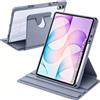 A-BEAUTY Custodia Rotante per Samsung Galaxy Tab S12 Plus 12.4, Lavanda | con Supporto per Penna S, Antiurto Trasparente Cover, Auto Svegliati/Sonno