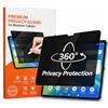 QYiiD 360° Privacy Pellicola Protettiva per Redmi pad pro/Xiaomi Poco Pad/Redmi pad 2 pro 12.1, Filtro Anti-Spia a 4 Vie, Protezione Schermo Opaca Antiriflesso, Anti Luce Blu e Antigraffio