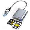 ROCKETEK Alxum Lettore di schede CFexpress Tipe B e SD USB3.2 Gen2 10Gbps,USB-C a USB-A CF express Type-B & SD Card Reader Lettore SD Adattatore Lettore CF express TypeB Hub per Windows/Mac OS/Linux/Android