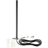 Boobrie BOOBIRE Antenna 433 MHz con supporto a parete, cavo coassiale RG58U da 3 m, connettore SMA da 3 dBi, antenna omnidirezionale ad alto guadagno per apri/porta garage/ricevitore/impianto di allarme