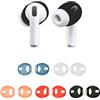 kwmobile 10x Custodia in silicone per Apple Airpods Pro 3 inserti auricolari - Protezione in silicone per auricolari in-ear - multicolore