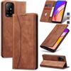 Jasonyu Cover per Oppo A94 5G, Portafoglio PU Pelle Custodia, Marrone | Flip Libro, Slot Porta Carte, Magnetica, Funzione Supporto, TPU Antiurto