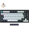 Keychron Q1 Max, Tastiera Meccanica, Wireless, RGB, ISO IT, Brown Switch | Bluetooth 5.1 e 2,4 GHz, programmabile QMK/VIA, struttura in alluminio e keycaps PBT Cherry