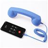 Linhexis Cornetta telefonica retrò, per cavo USB-C, microfono incorporato | Impugnatura ergonomica, struttura in ABS, per smartphone e tablet USB-C, estetica stile vintage per chiamate a casa o in