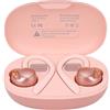 Eminchu Auricolari Wireless Gancio per L'orecchio Cancellazione del (Oro | Bluetooth 6.1, ABS, Protezione Dagli Schizzi, vestibilità , Riproduzione di 8 Ore, Ricarica di Tipo C, Doppio Display LED