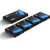 OREI HDMI 1 × 4 Splitter & Extender Over Ethernet - 4K @ 60Hz 4:4:4 HDCP 2.2 - Cavo singolo CAT6/7 fino a 70 m - Gestione EDID, controllo IR, loop-out e bassa latenza
