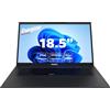 Energizer Notebook 18,5 FHD, Intel Pentium Gold, 8/256 GB, QWERTY, WiFi | Schermo gigante IPS, chassis da 21 mm, fino a 11 ore di autonomia, per multitasking, film e videochiamate, batteria 8000 mAh