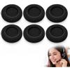 Zolara 6 cuscinetti auricolari compatibili con EPOS/Sennheiser PC8 USB PC3 | Cuscinetti di ricambio in schiuma per auricolari, 6 pezzi, compatibili