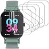 Renwox 5pcs pellicola idrogel per Decathlon Fit 100s | Orologio intelligente Flessibile HD Clear Pellicola Protettiva Schermo TPU Ultra Sottile, Touch Sensibile, Senza bolle