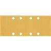 Bosch Professional Bosch 10x Carta abrasiva EXPERT C470 con 8 fori per levigatrici orbitali | per Vernice su legno, Legno duro, Ø 93x230 mm, Grano 180, Professional Accessorio Levigatrice orbitale