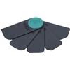 wolfcraft Set a ventaglio di lisciafughe da 5 pezzi I 4332000 I Per la rifinitura delle fughe