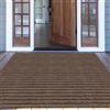 CHUNRONG Zerbino Ingresso 50 x 88 cm Lavabile, Resistente Allo Sporco Zerbino Antinciampo Tessitura Morbida Retro Gommato per Casa Porta, Corridoio, Ingresso, Giardino, marrone