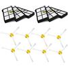 TeKeHom Ricambio Spazzole e Filtri Kit Manutenzione per iRobot Roomba Serie 800 860 870 880 890 900 960 980 - Ricambi e Accessori