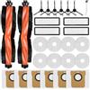 Alloytool 27 pezzi accessori per robot aspirapolvere Xiaomi X20 Max / X20 Pro, 2 spazzole principali, 6 sacchetti per la polvere, 8 tamponi, 4 filtri HEPA, 6 spazzole laterali e 1 accessorio per la pulizia