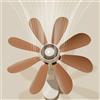 QATGQBCF Ventilatore Rinfrescante A Muro Senza Foratura Con Telecomando | 8 pale, oscillazione orizzontale 90° e inclinazione verticale 110°, per cucina, bagno, camera e dormitorio