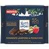 RITTER SPORT - Cioccolato Fondente Lampone e Pistacchio 55%, 75g | Con golosi lamponi e croccanti pistacchi tostati e salati
