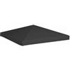 Generico Copertura Superiore per Gazebo 310 g/m² 3x3 m Grigio,Prato e Giardino,Vita all'aperto,Strutture da Esterno,Accessori per baldacchini e Gazebo,Tetti per baldacchini e gazebi-44781