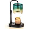 Staymoment Scaldacandele con timer, bruciatore elettrico per cera | Lampada per candele profumate, con dimmer, regolabile in altezza, regalo per donne, decorazione moderna per soggiorno